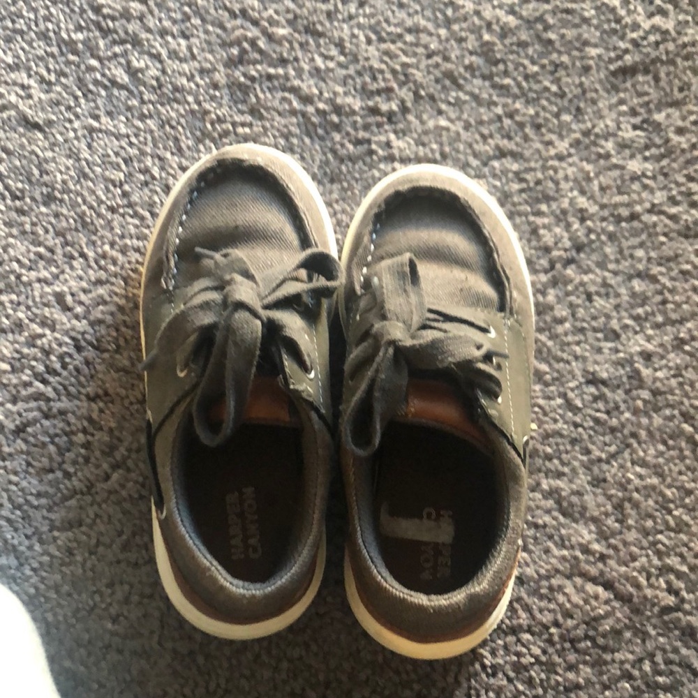 Dark taupe loafers so comfortable size 11 boys